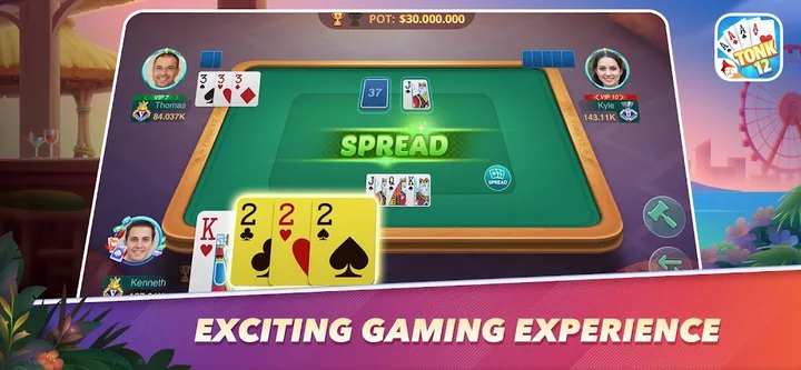 Tonk 12: Tunk Rummy ZingPlay screenshot 2
