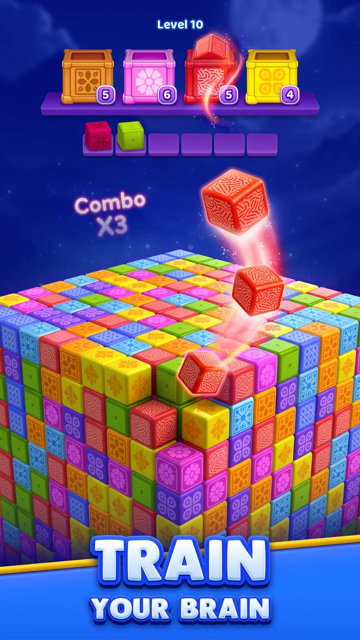 Cube Tap Sort screenshot 1