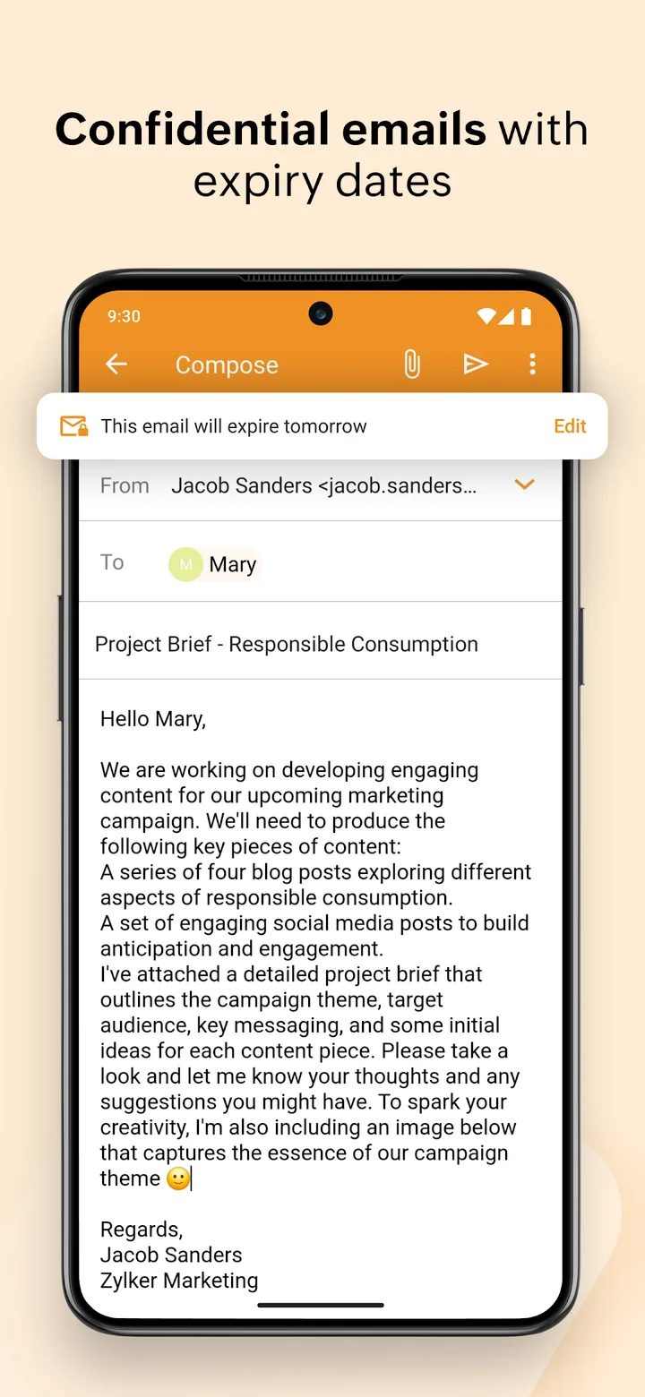 Zoho Mail - Email and Calendar screenshot 3