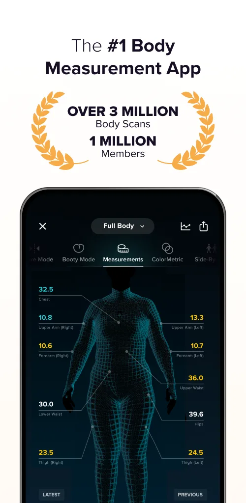 ZOZOFIT: 3D Body Scanner screenshot 1