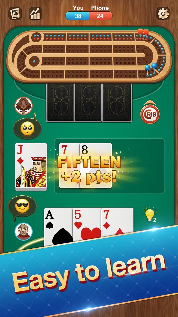 Cribbage - Card Game screenshot 2