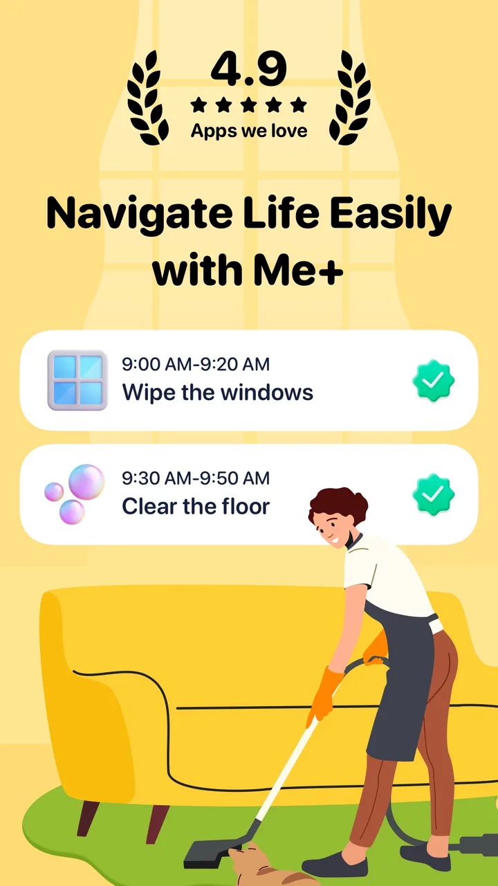 Me+ Lifestyle Routine screenshot 1