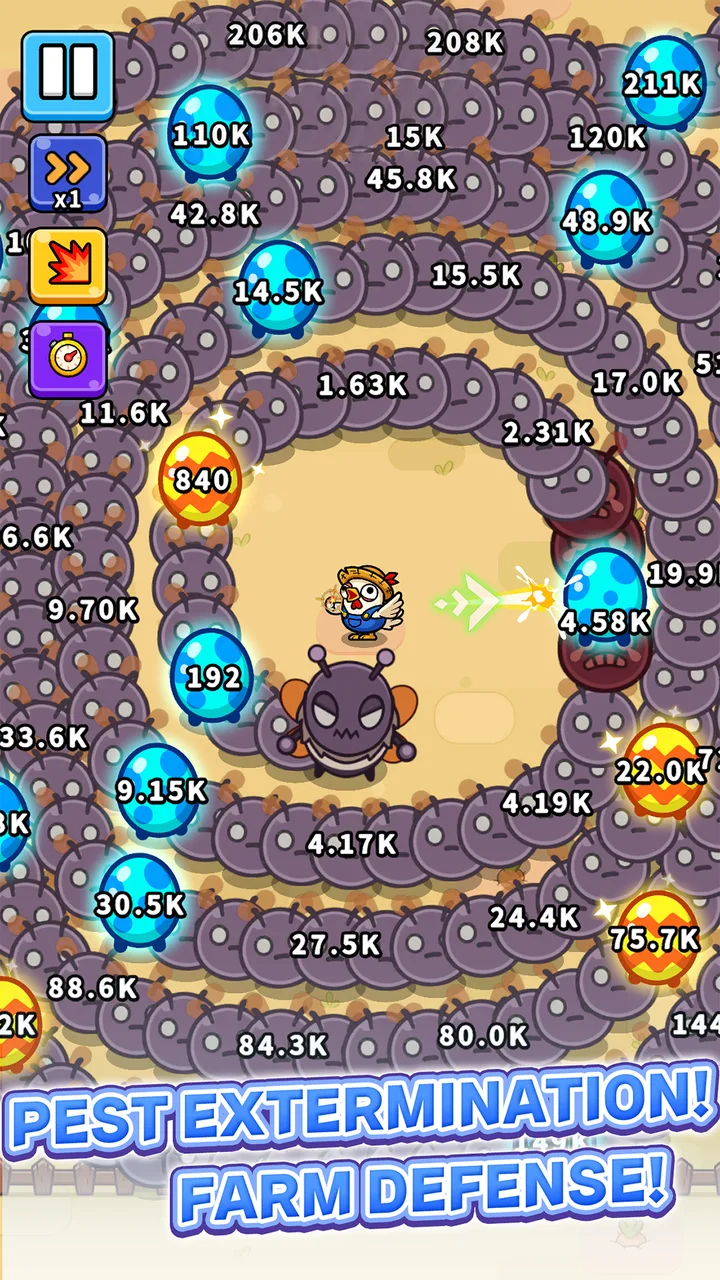 Cluck Survivor : Farm Defense screenshot 3