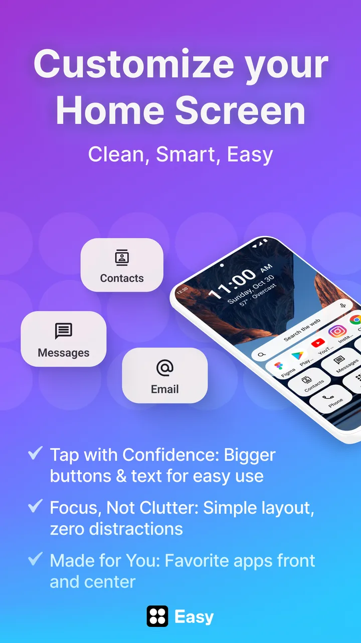 Easy Homescreen screenshot 1