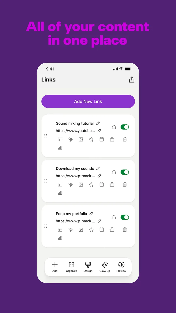 Linktree: Link in bio creator screenshot 2
