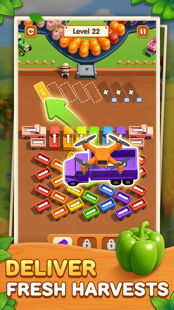 Farm Madness: Traffic Jam screenshot 2