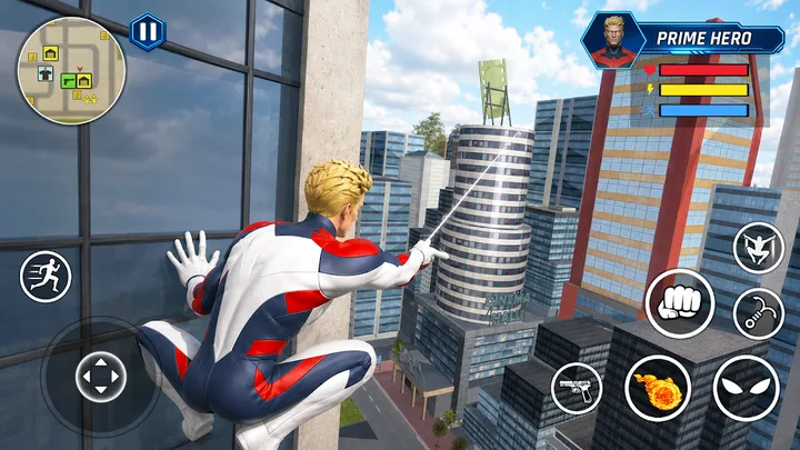 Rope Flying Hero Prime screenshot 2