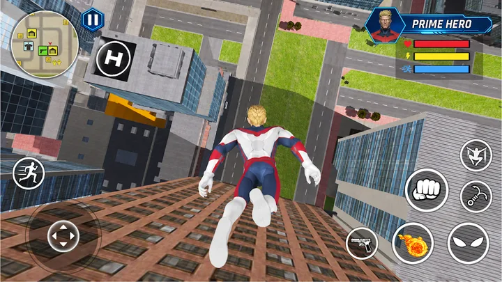Rope Flying Hero Prime screenshot 3