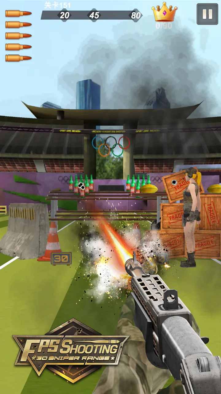 FPS Shooting: 3D Sniper Range screenshot 2