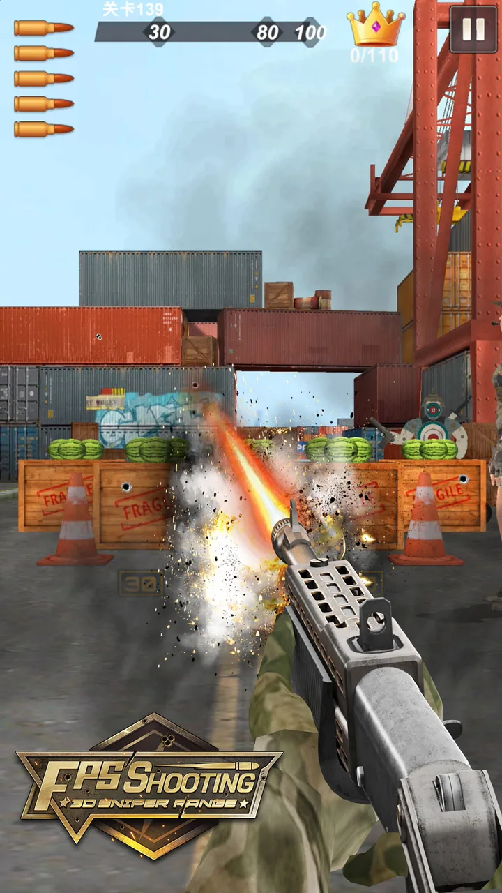 FPS Shooting: 3D Sniper Range screenshot 3