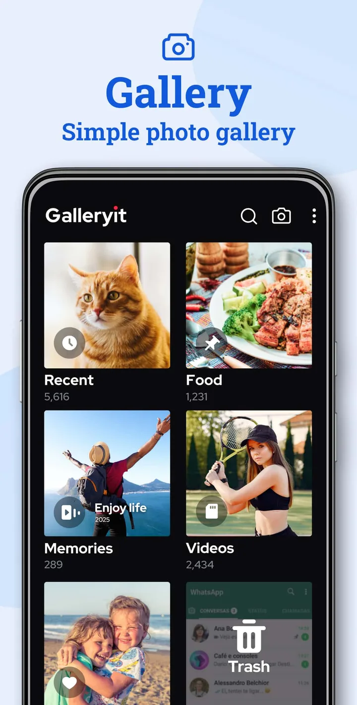 Galleryit - Photo Vault, Album screenshot 1
