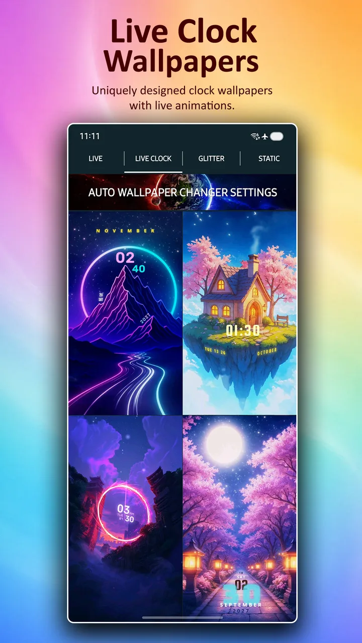 Live Wallpapers, 4K Wallpapers screenshot 3