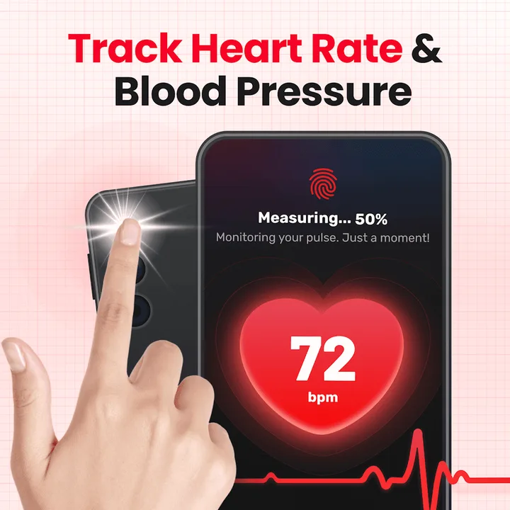 Heart Rate: Blood Pressure App screenshot 1