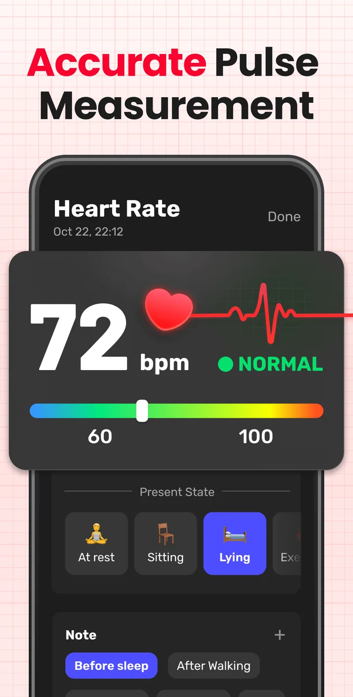 Heart Rate: Blood Pressure App screenshot 2
