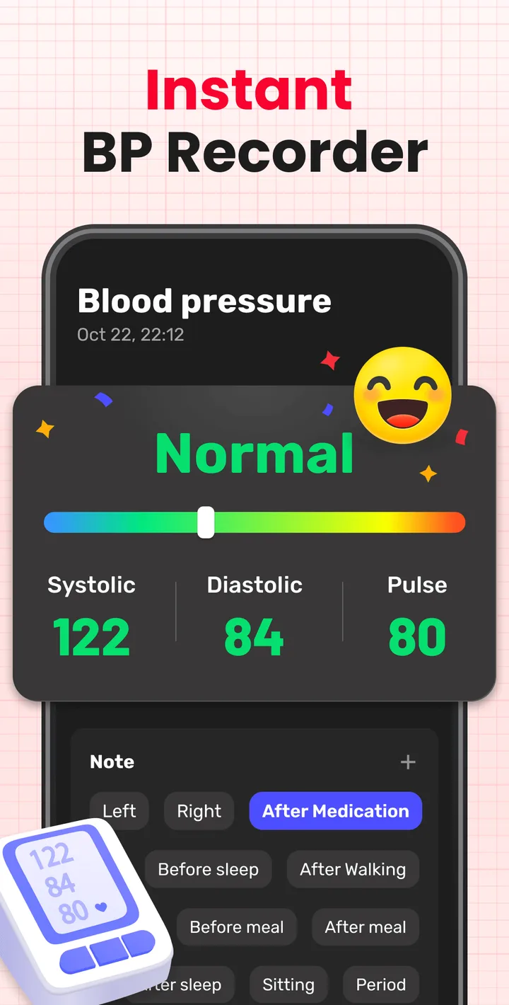 Heart Rate: Blood Pressure App screenshot 3