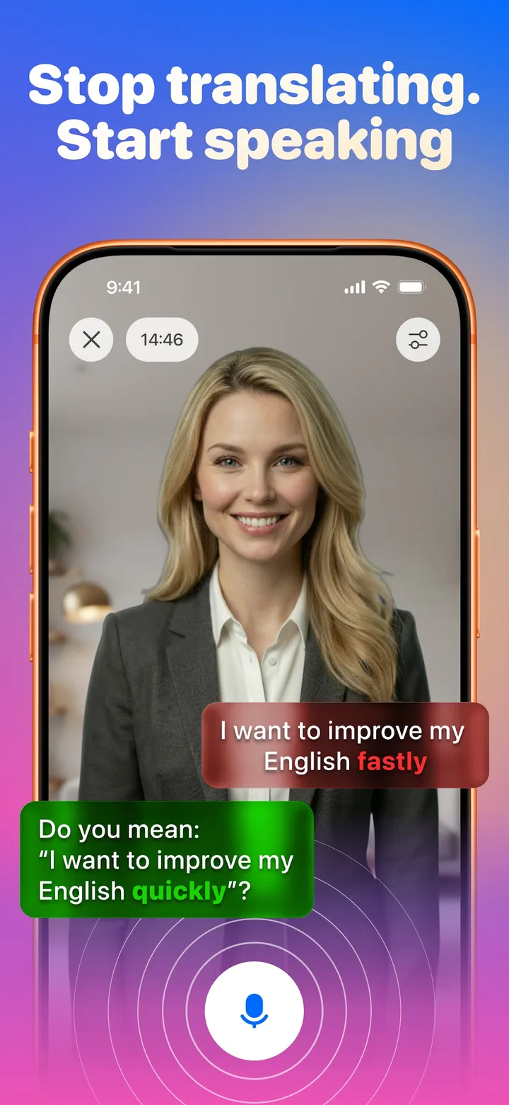 BetterSpeak: AI Language Tutor screenshot 2