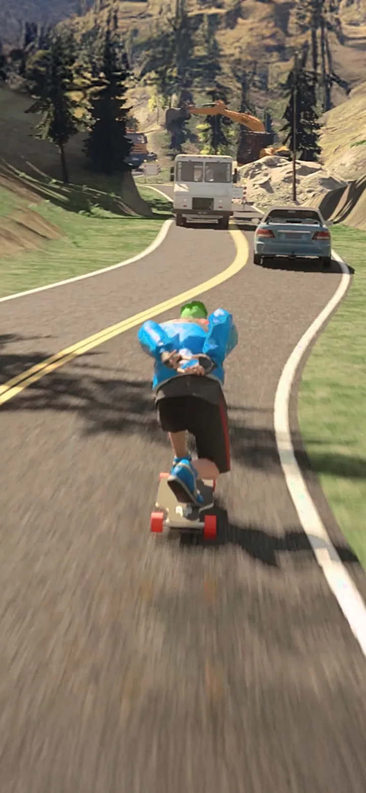 Downhill Racer screenshot 1