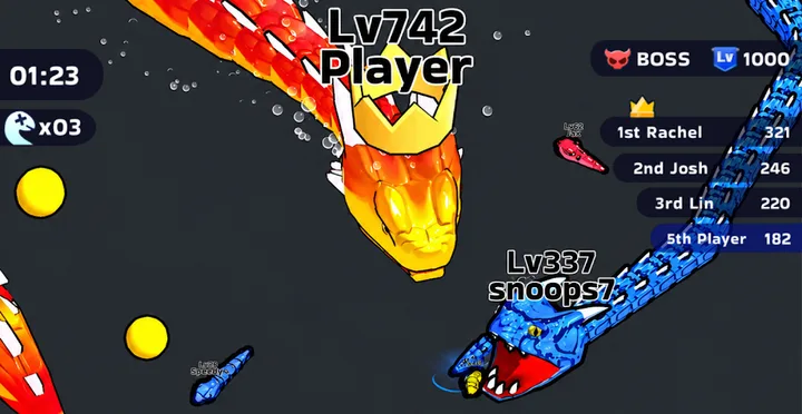 Snake Clash! screenshot 3