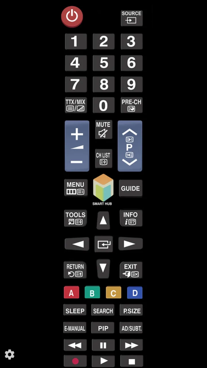 TV (Samsung) Remote Control screenshot 1