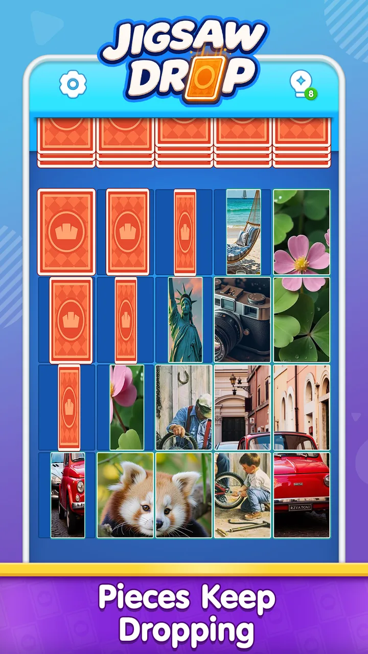 Jigsaw Drop: Solitaire Puzzle screenshot 4