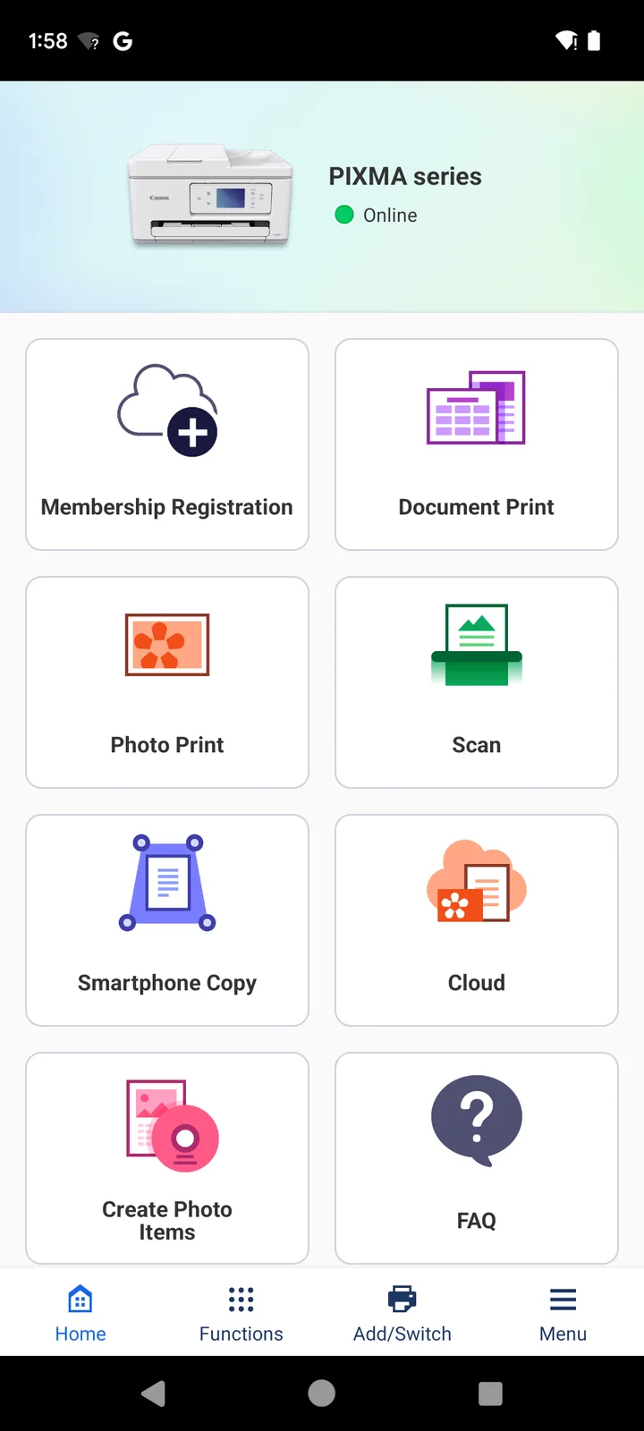 Canon PRINT screenshot 1