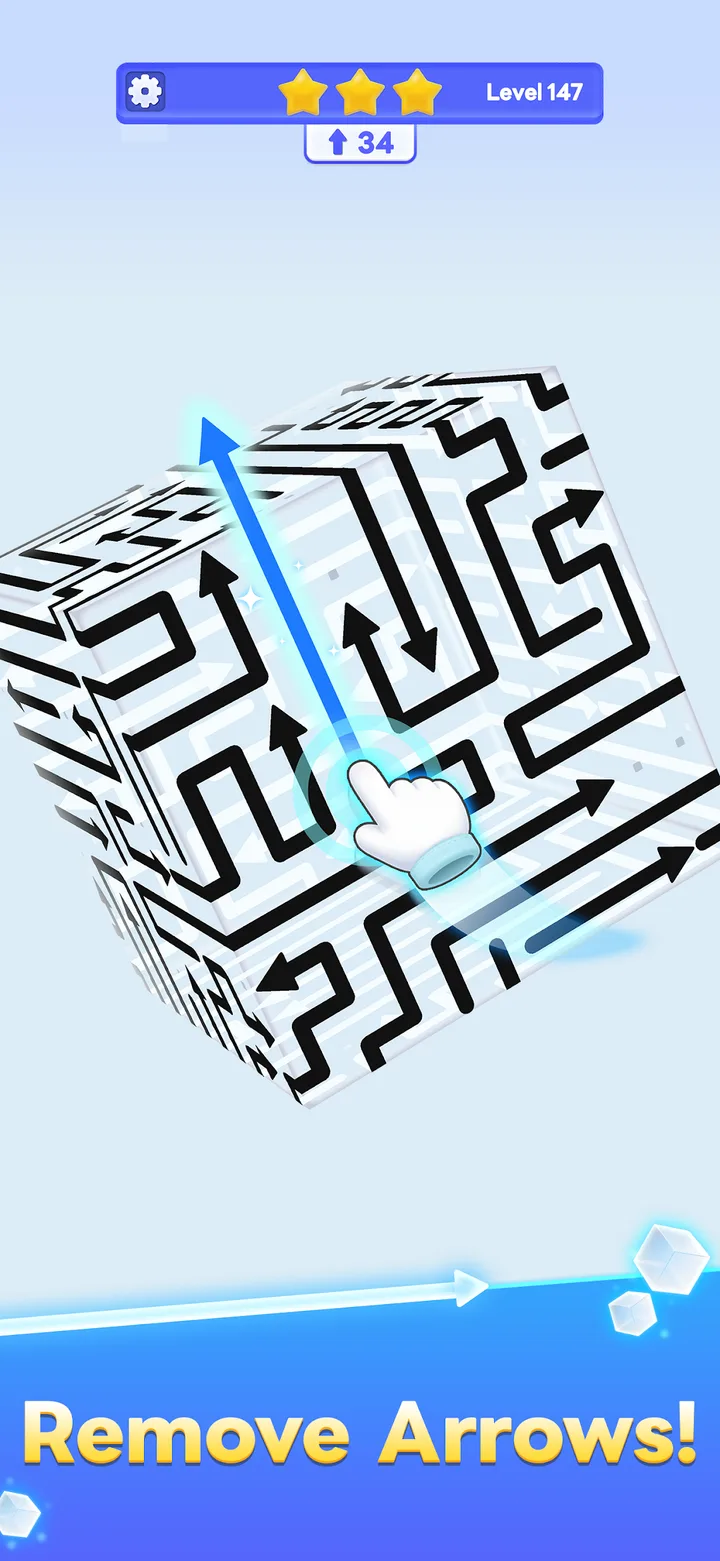 CubeAway - 3DPuzzle screenshot 1