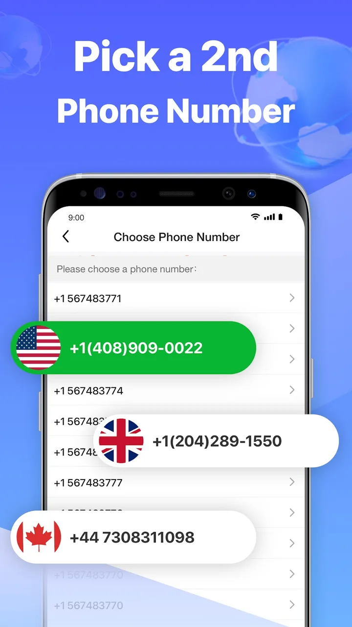 Second Number for Call & Text screenshot 1