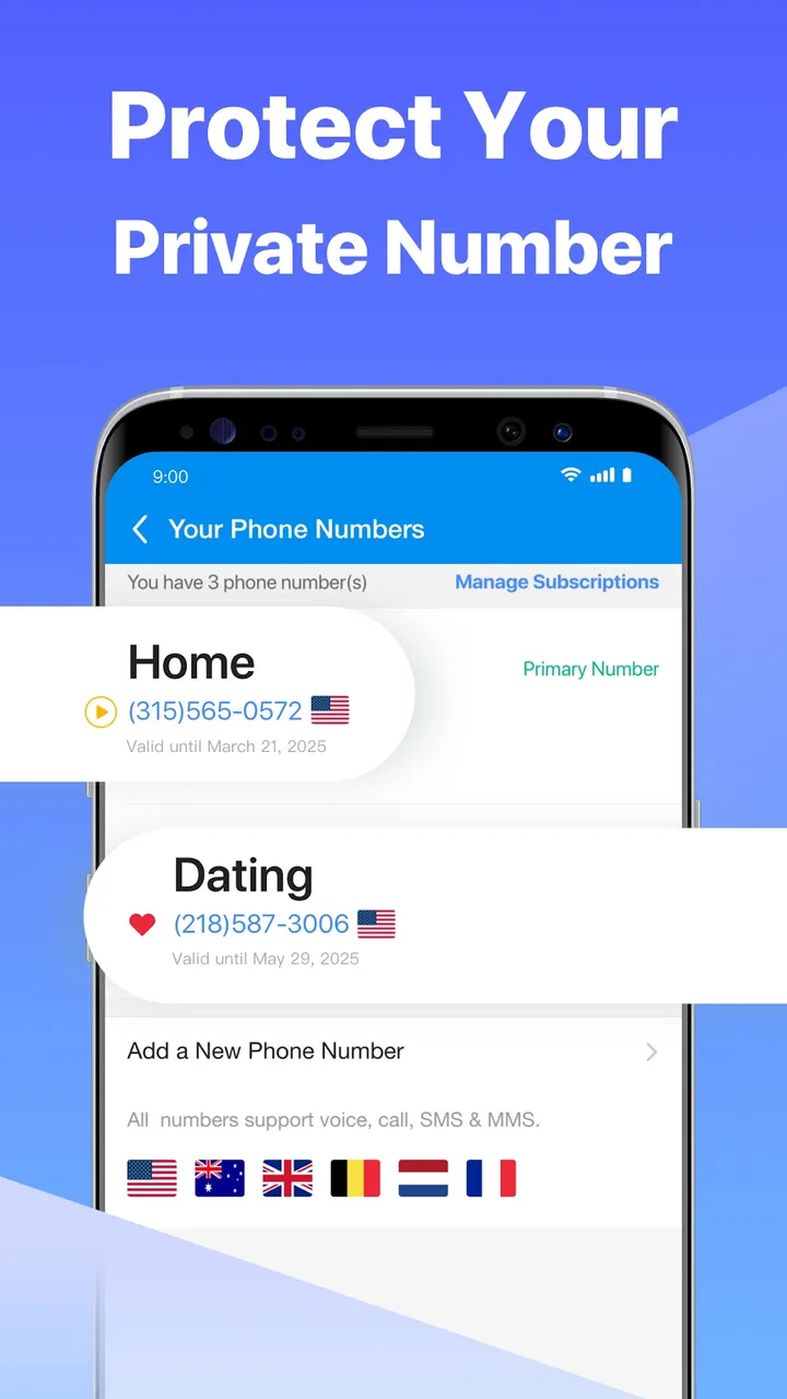 Second Number for Call & Text screenshot 3