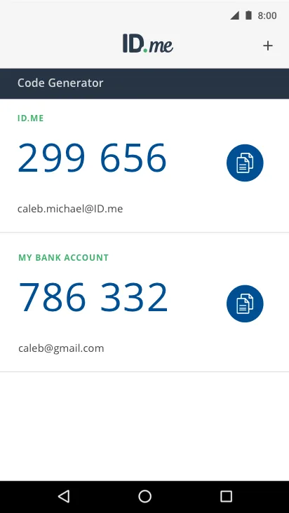 ID.me Authenticator screenshot 2