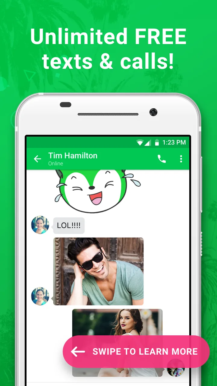 Nextplus: Phone # Text + Call screenshot 1