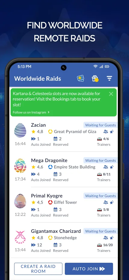 PokeRaid - for Pokémon GO Raid screenshot 2
