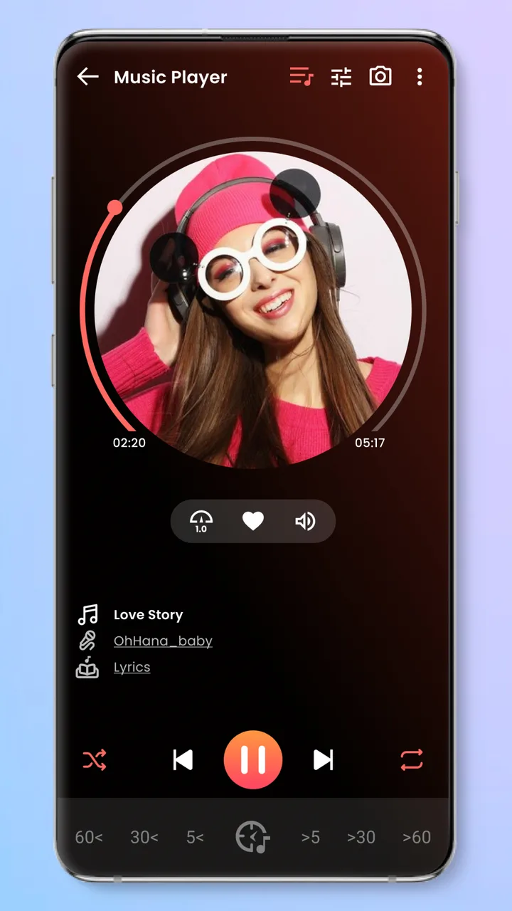 Music player screenshot 3