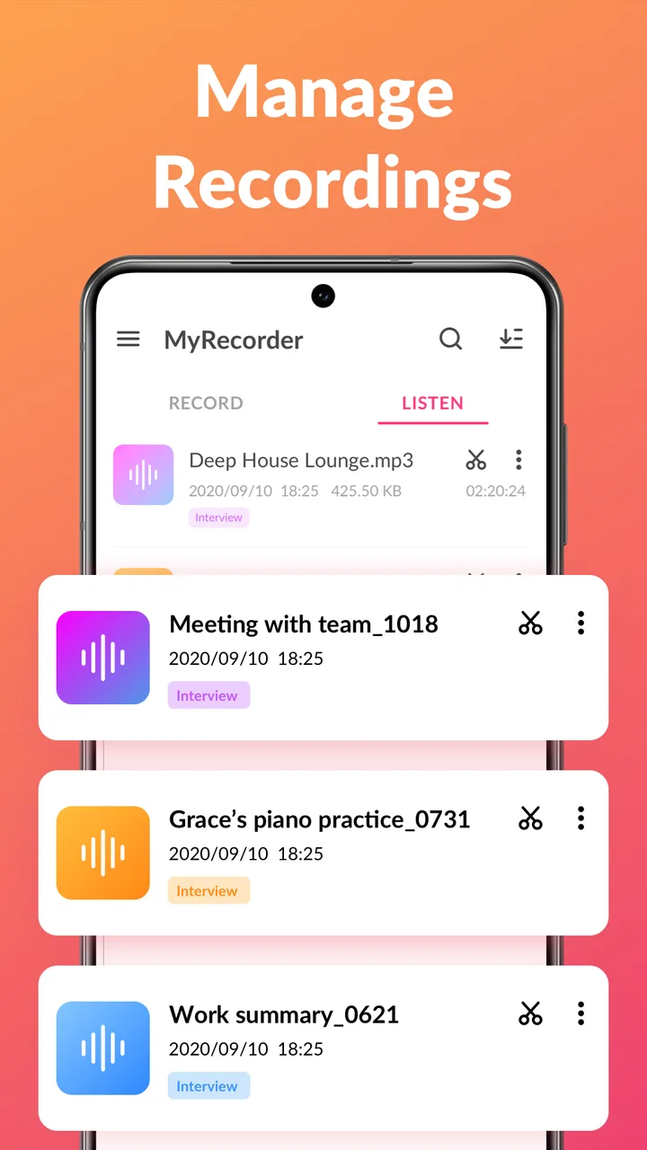 Voice Recorder & Voice Memos screenshot 4