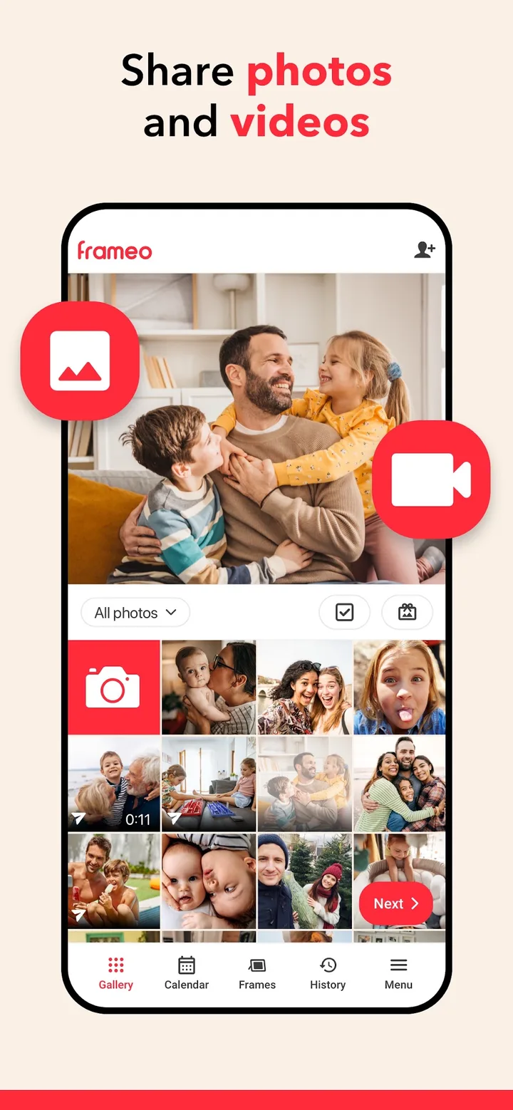 Frameo: Share to photo frames screenshot 2