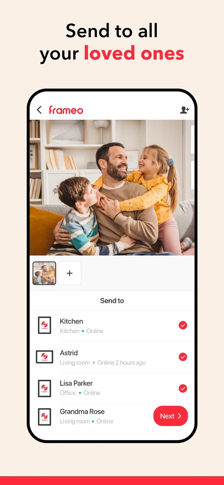 Frameo: Share to photo frames screenshot 3
