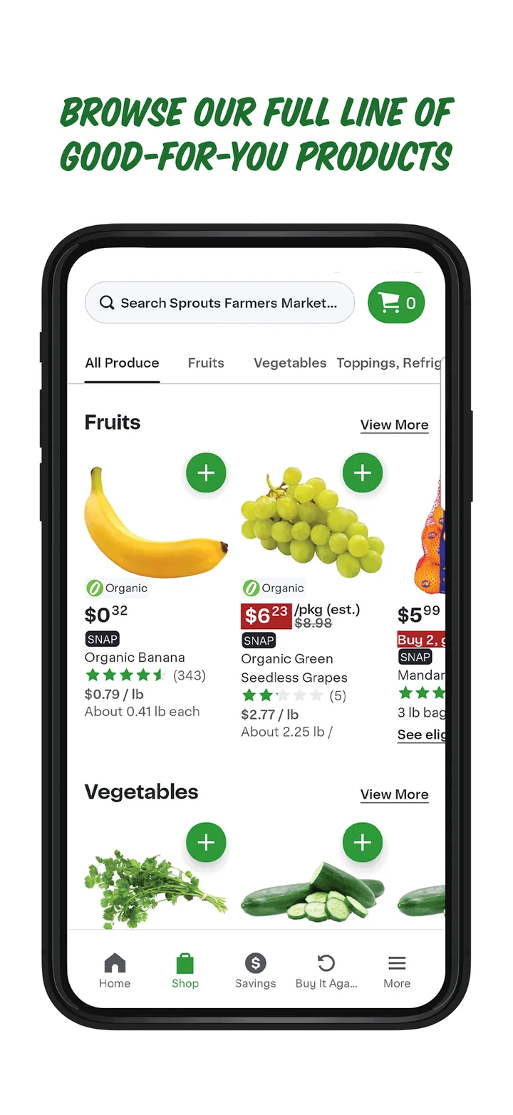 Sprouts screenshot 1