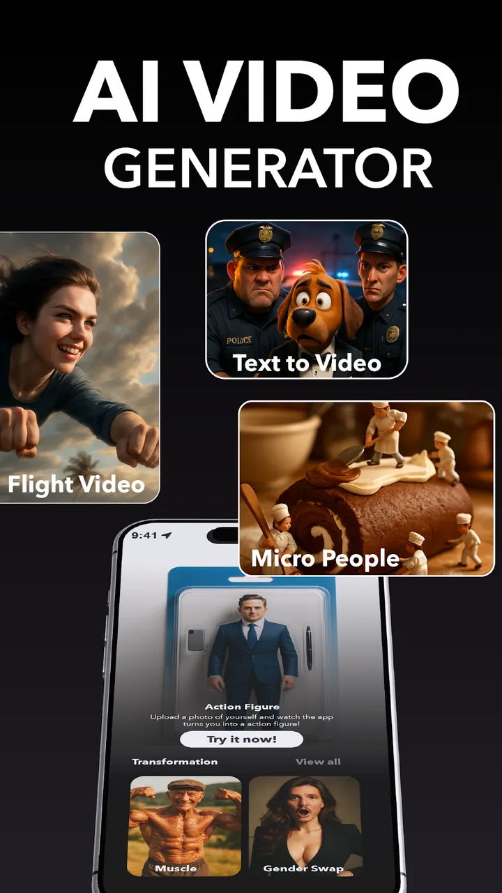 FaceTrix: AI Video Generator screenshot 1