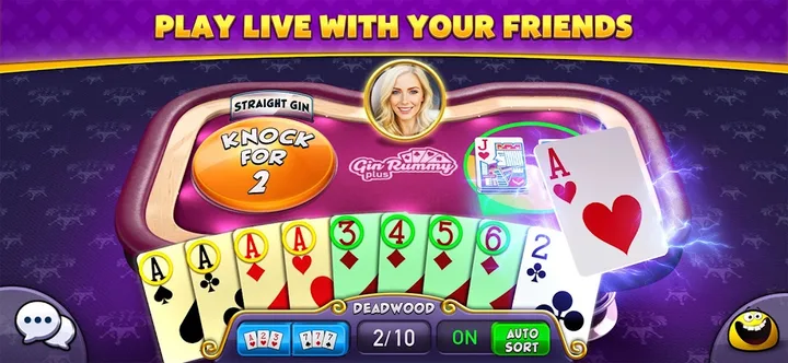Gin Rummy Plus: Fun Card Game screenshot 2