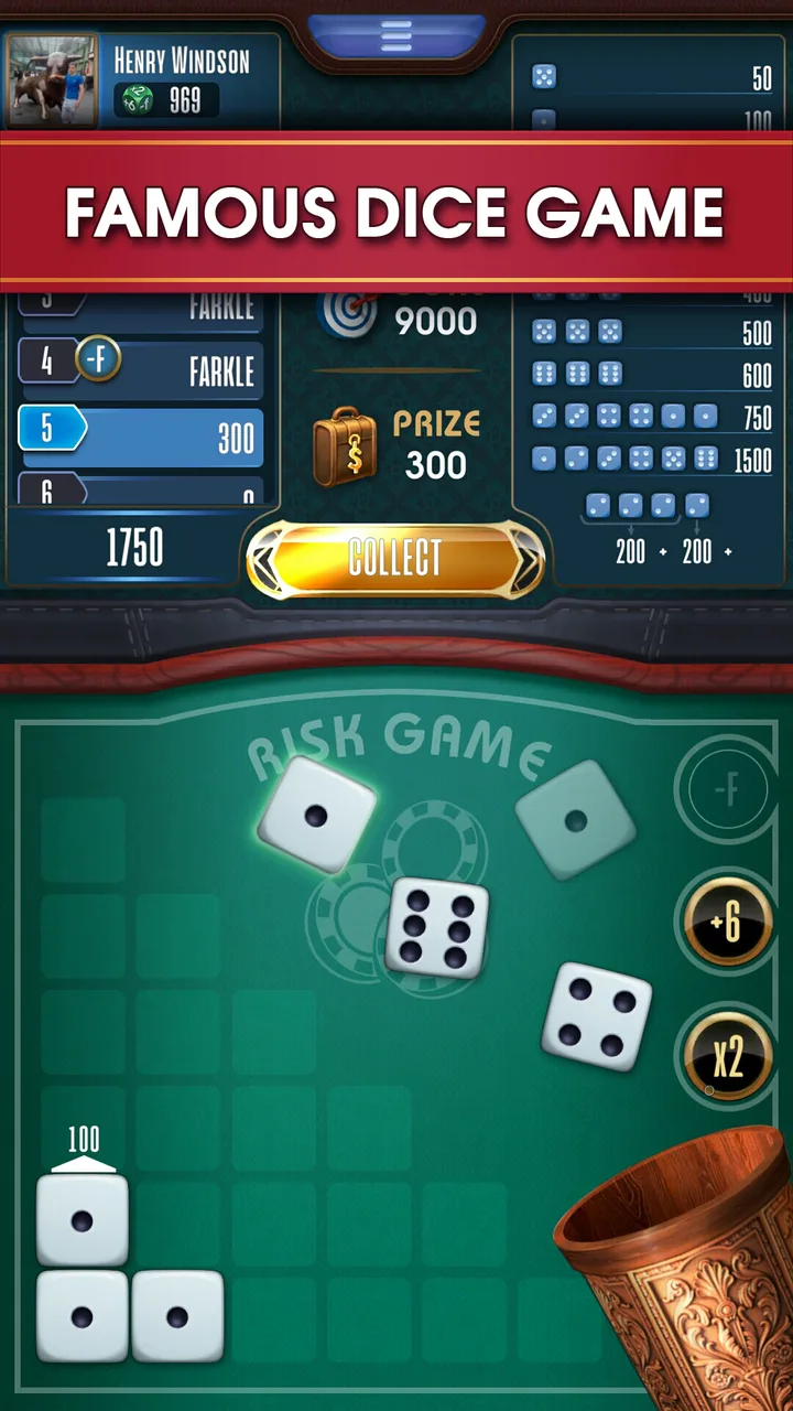 Farkle Dice Game: Online 10000 screenshot 1