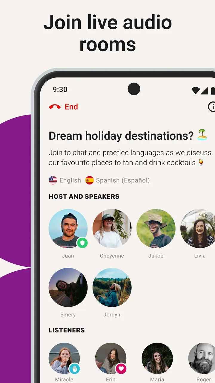 Tandem: Language exchange screenshot 4