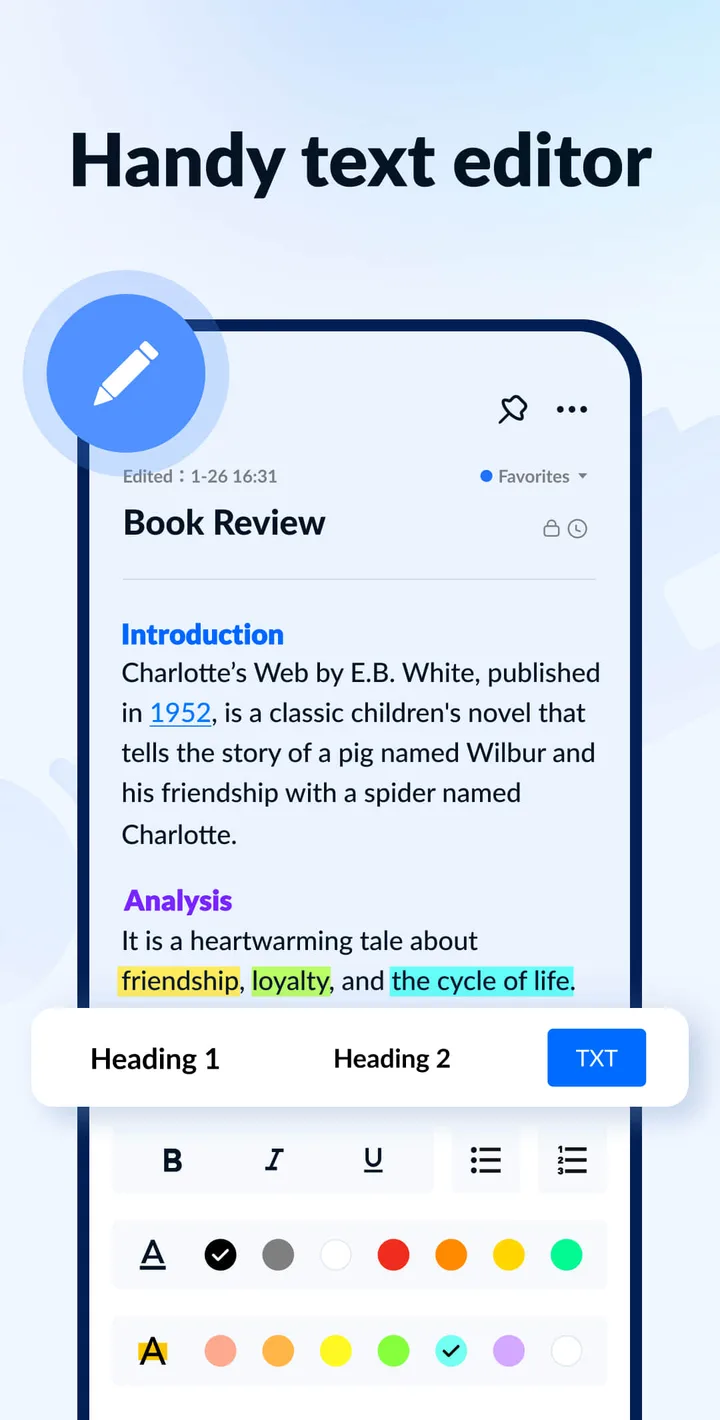 Notepad, Notes, Easy Notebook screenshot 2