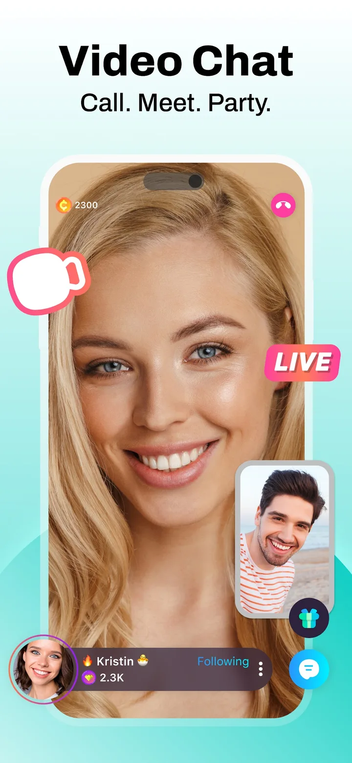 Nozy: Random Live Video Chat screenshot 1