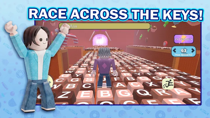 Obby Keyboard ASMR Runner screenshot 2