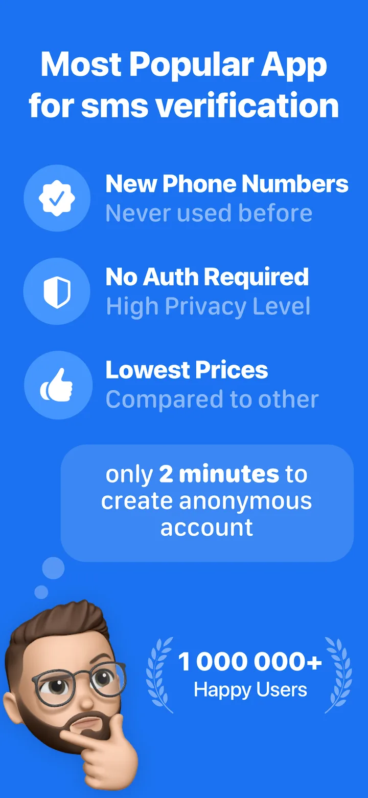 SMS Virtual - Receive SMS screenshot 3