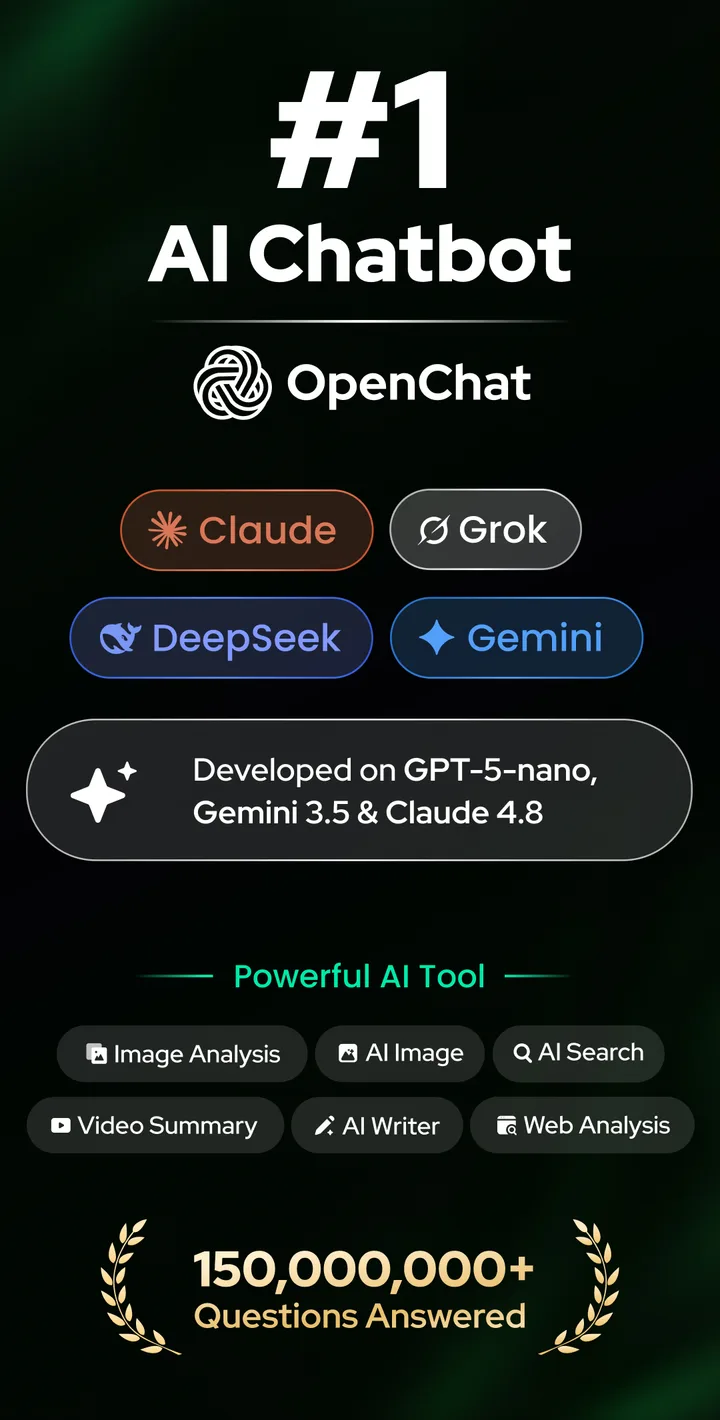 Open Chat - AI bot app screenshot 1