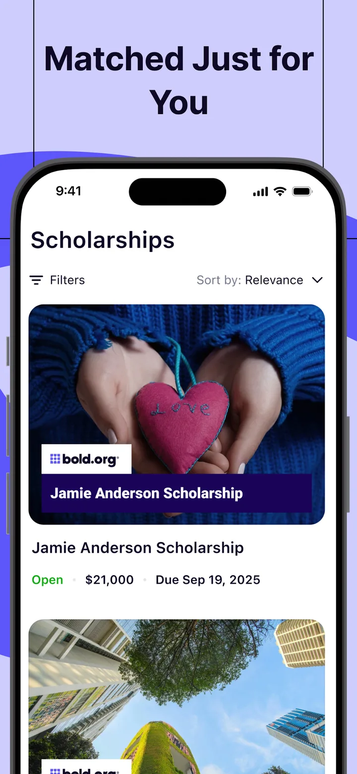 Bold.org: Scholarships screenshot 2
