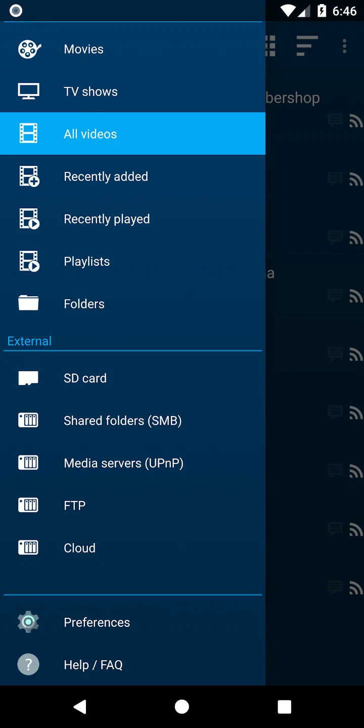 NOVA Video Player screenshot 1
