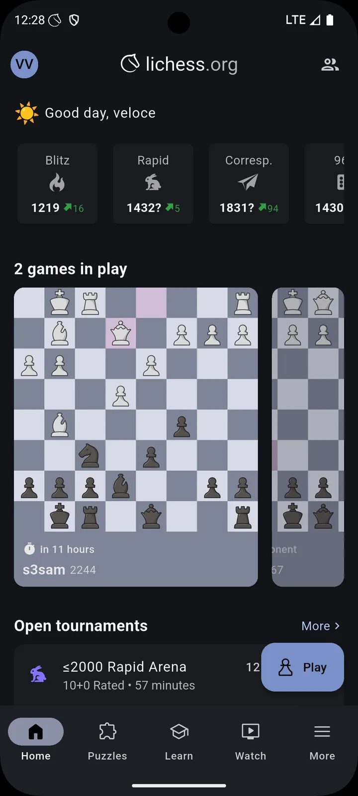 Lichess screenshot 1