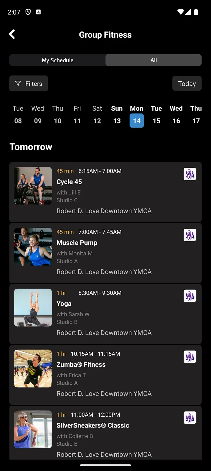 YMCA360 screenshot 3