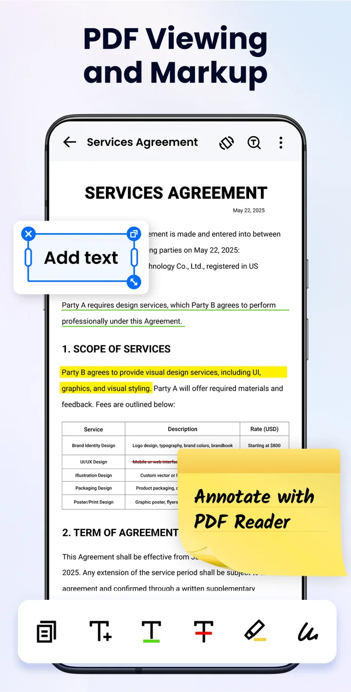 PDF Reader - PDF Editor screenshot 3